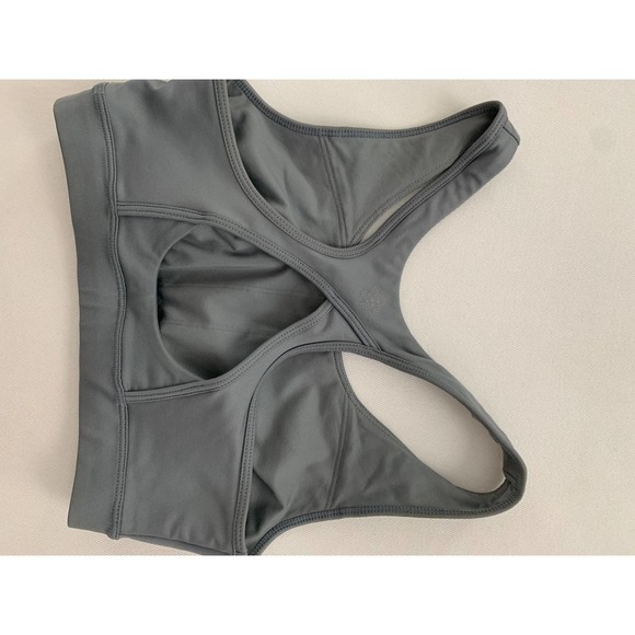 New Tek Gear women’s sports bra high impact running workout in gray‎ size S - Picture 2 of 3